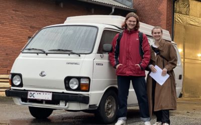 Tour de Europa 2022 i 1982 Toyota Hiace Autocamper 2,0 benzin